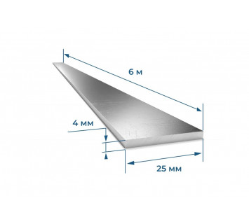 Полоса  4*25   (6м)